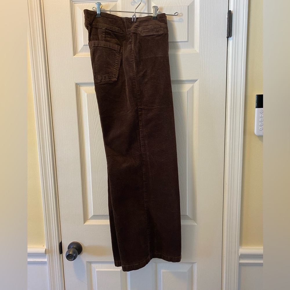 Kut Meg Wide Leg High Rise corduroy, rosemary 8 - Picture 3 of 6